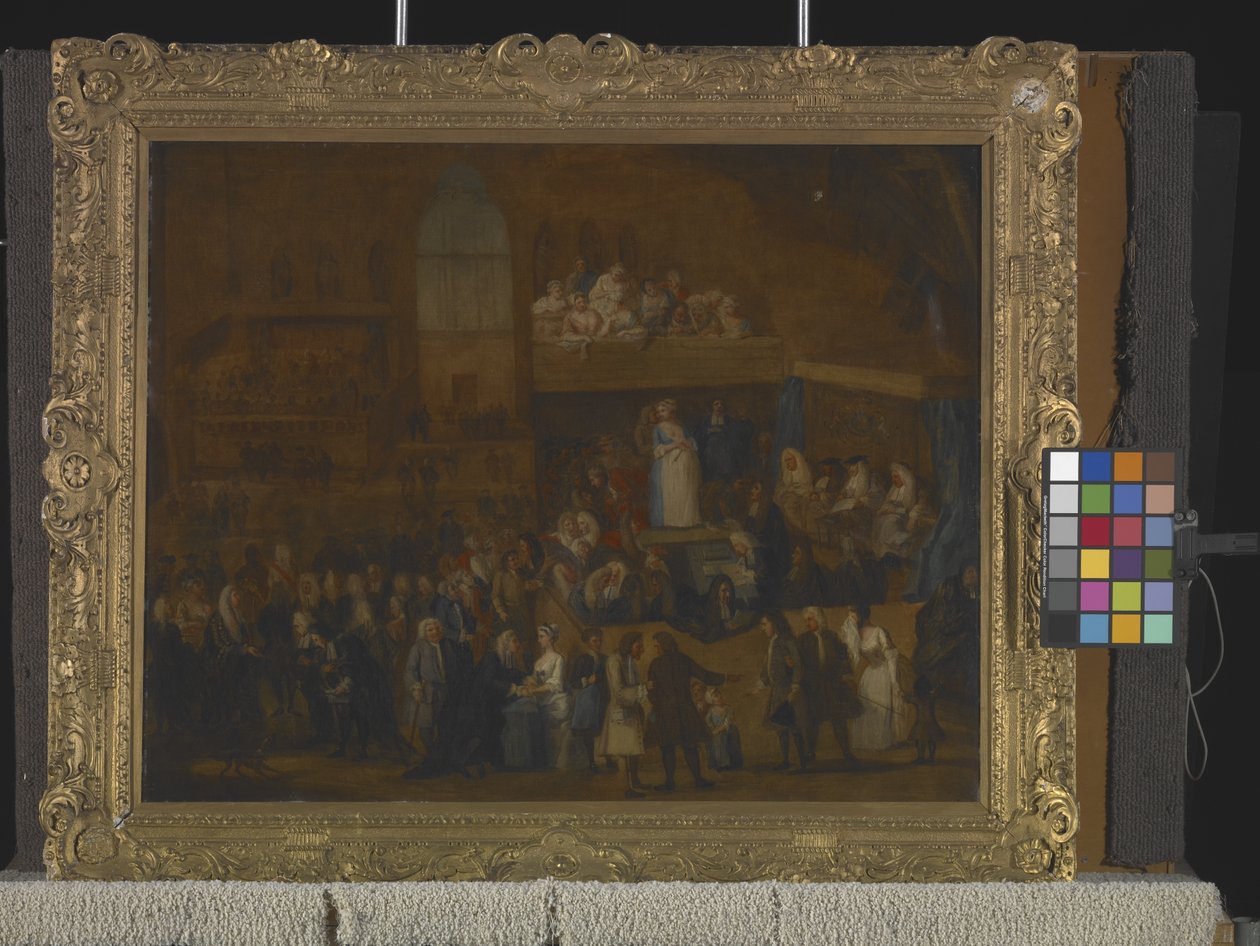 The Assizes Of Westminster Hall (olej na plátně) od William Hogarth