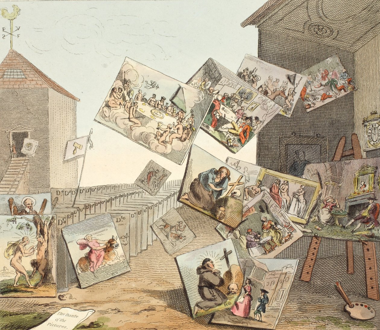 The Battle of the Pictures, ilustrace z 