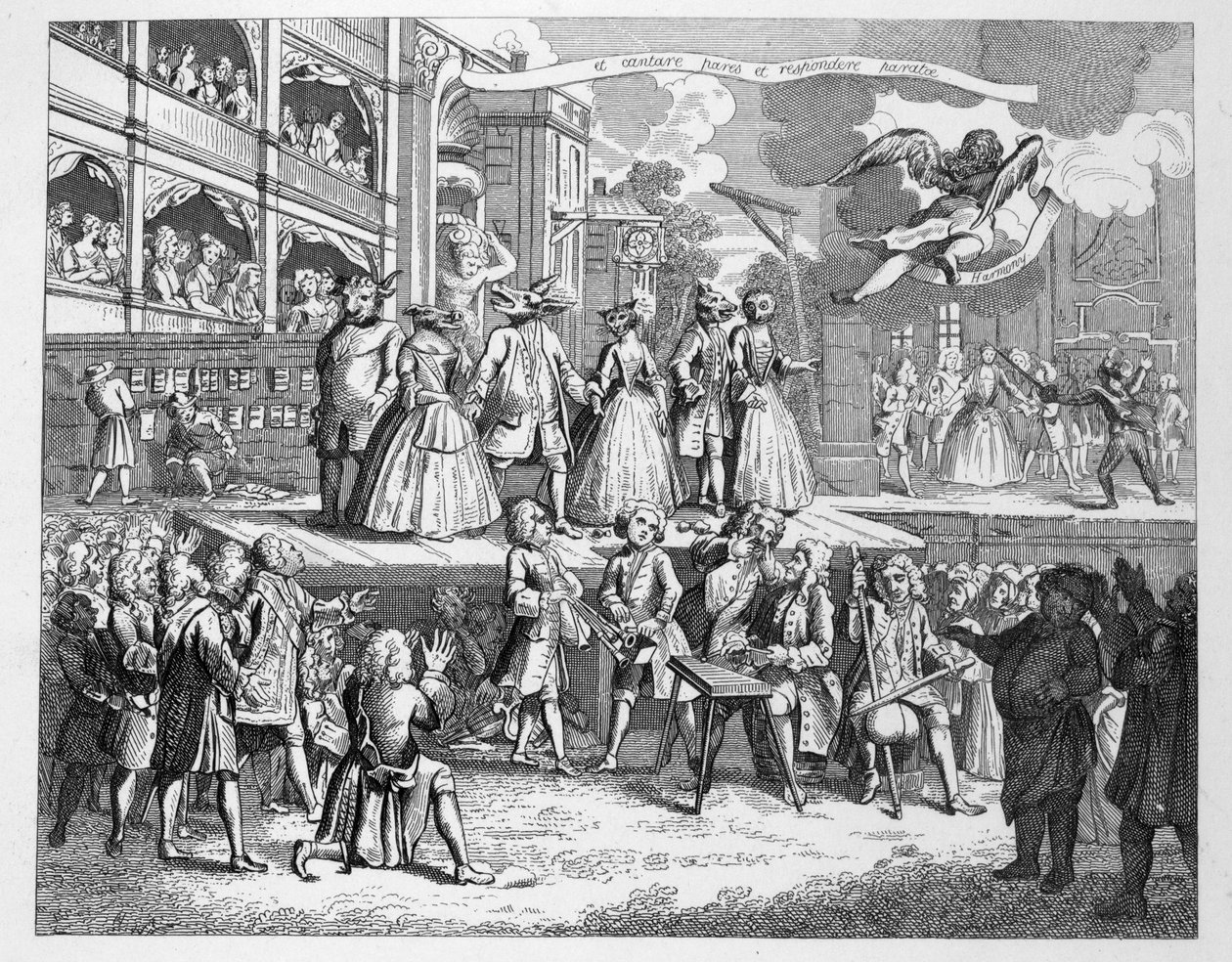 Burleska Žebrácké opery od William Hogarth