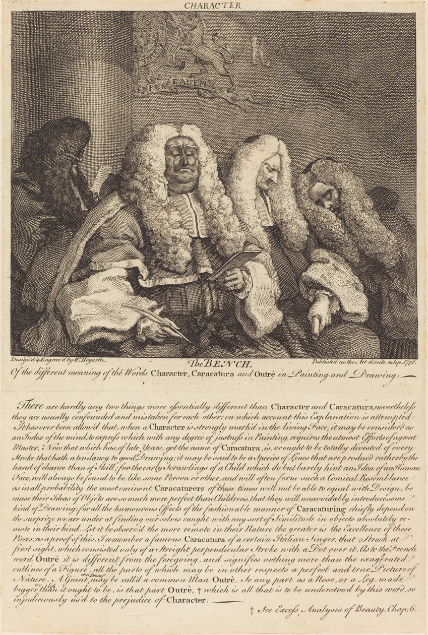 Lavička od William Hogarth