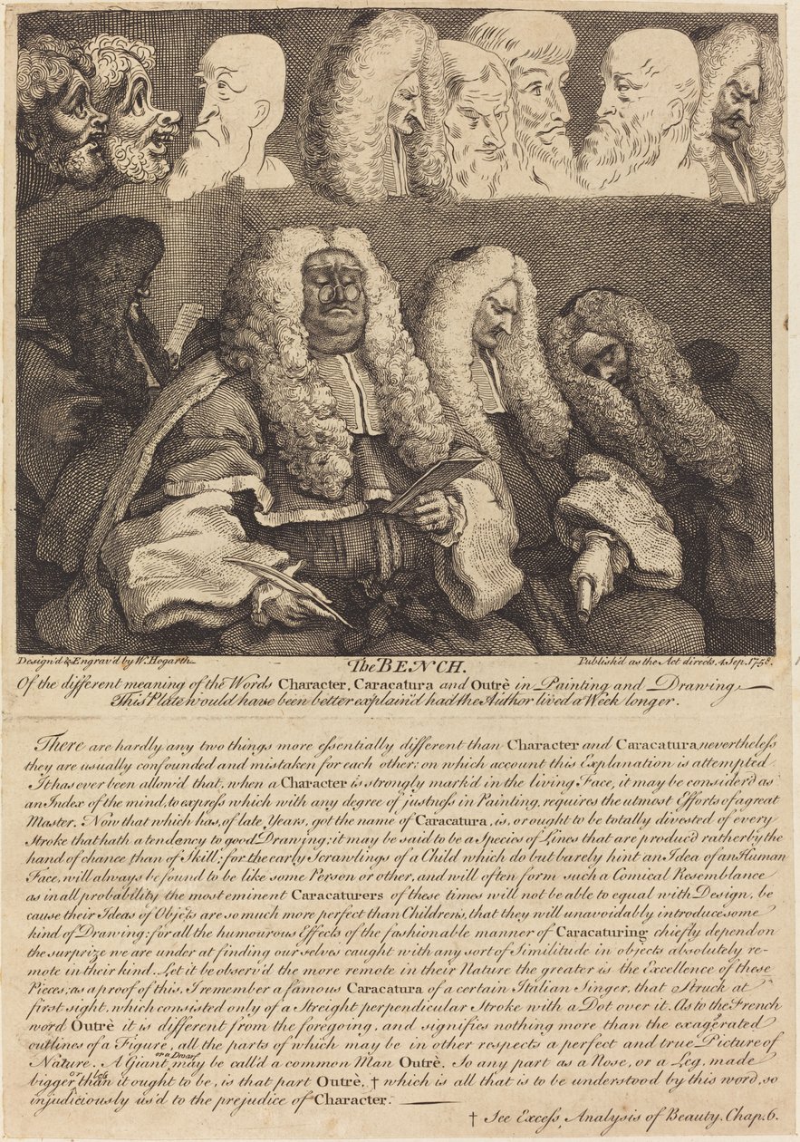 Lavička od William Hogarth