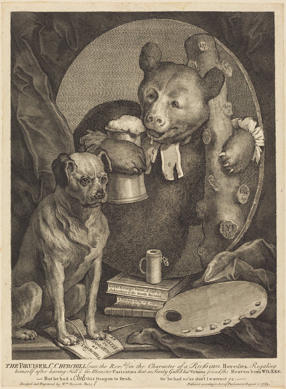 Rváč od William Hogarth