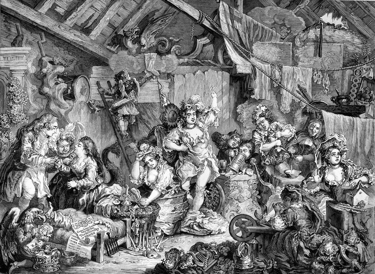 The Company of Strollers od Williama Hogartha od William Hogarth