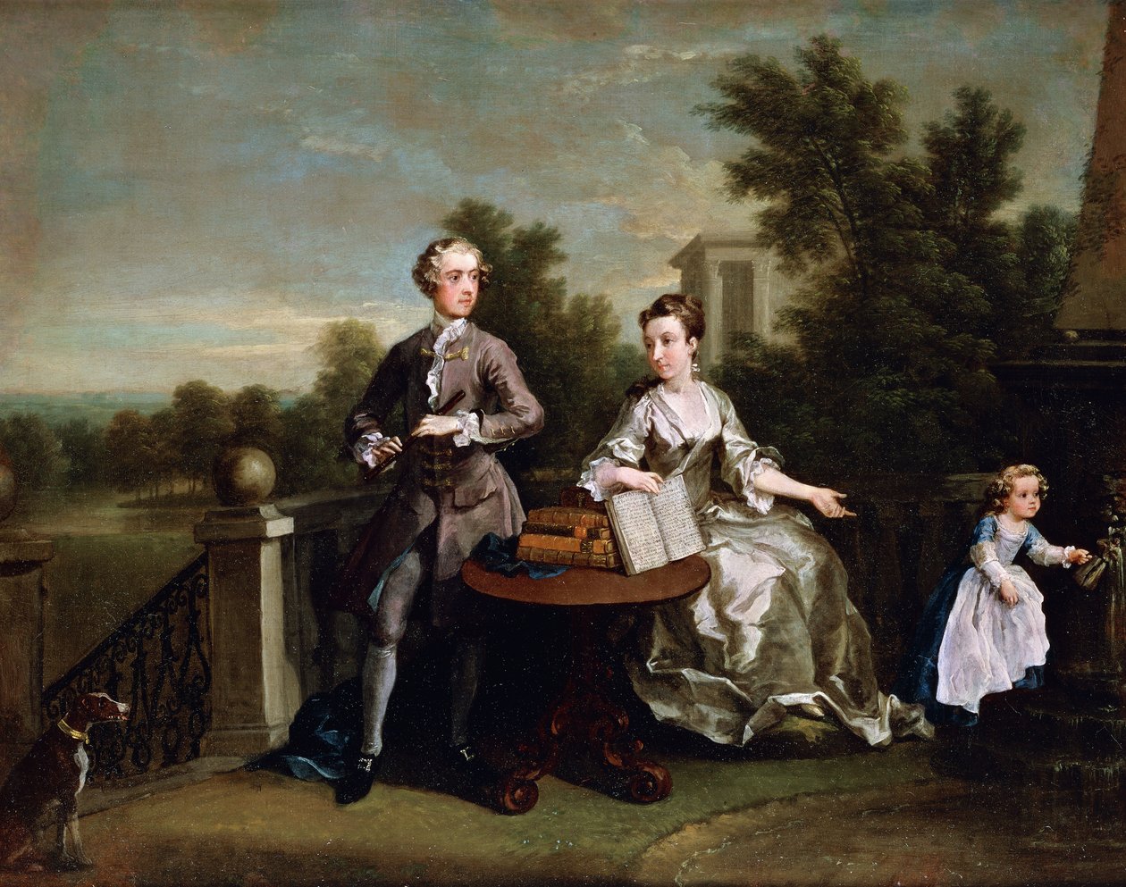 Rodina Edwardse Hamiltona od William Hogarth