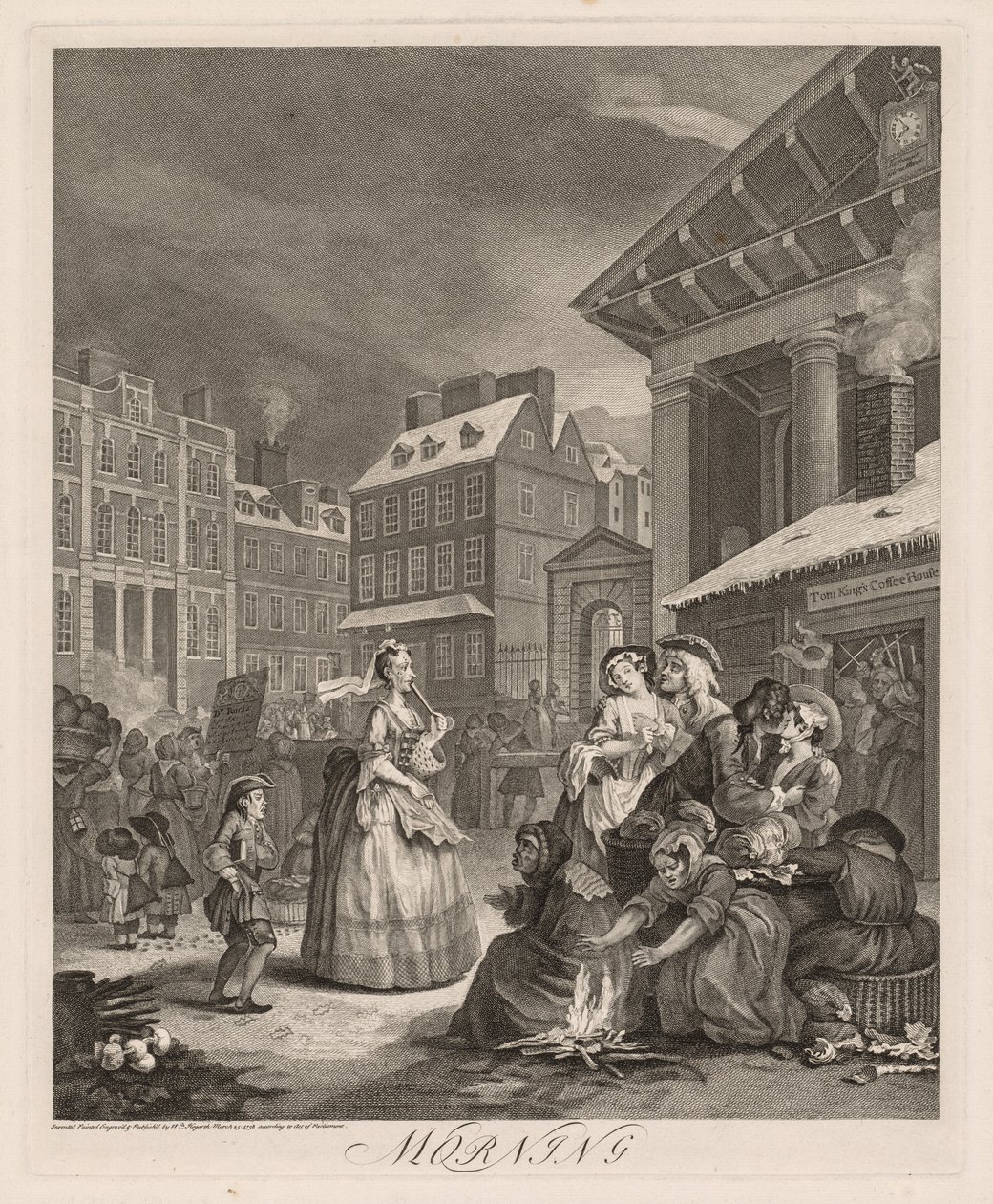 Čtyři časy dne: Ráno, 1738. od William Hogarth