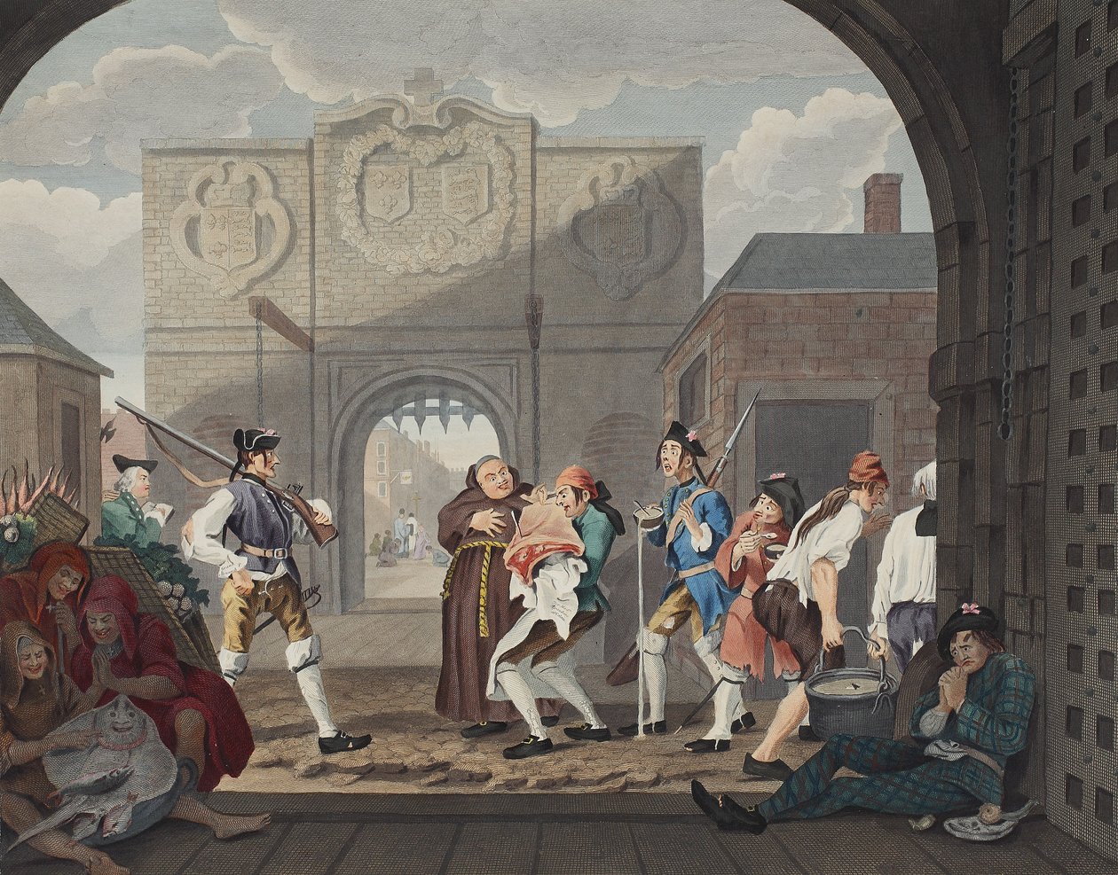 The Gate of Calais, nebo O The Roast Beef of Old England, ilustrace z 
