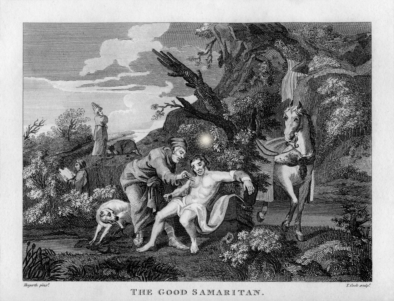 Dobrý samaritán od Williama Hogartha od William Hogarth