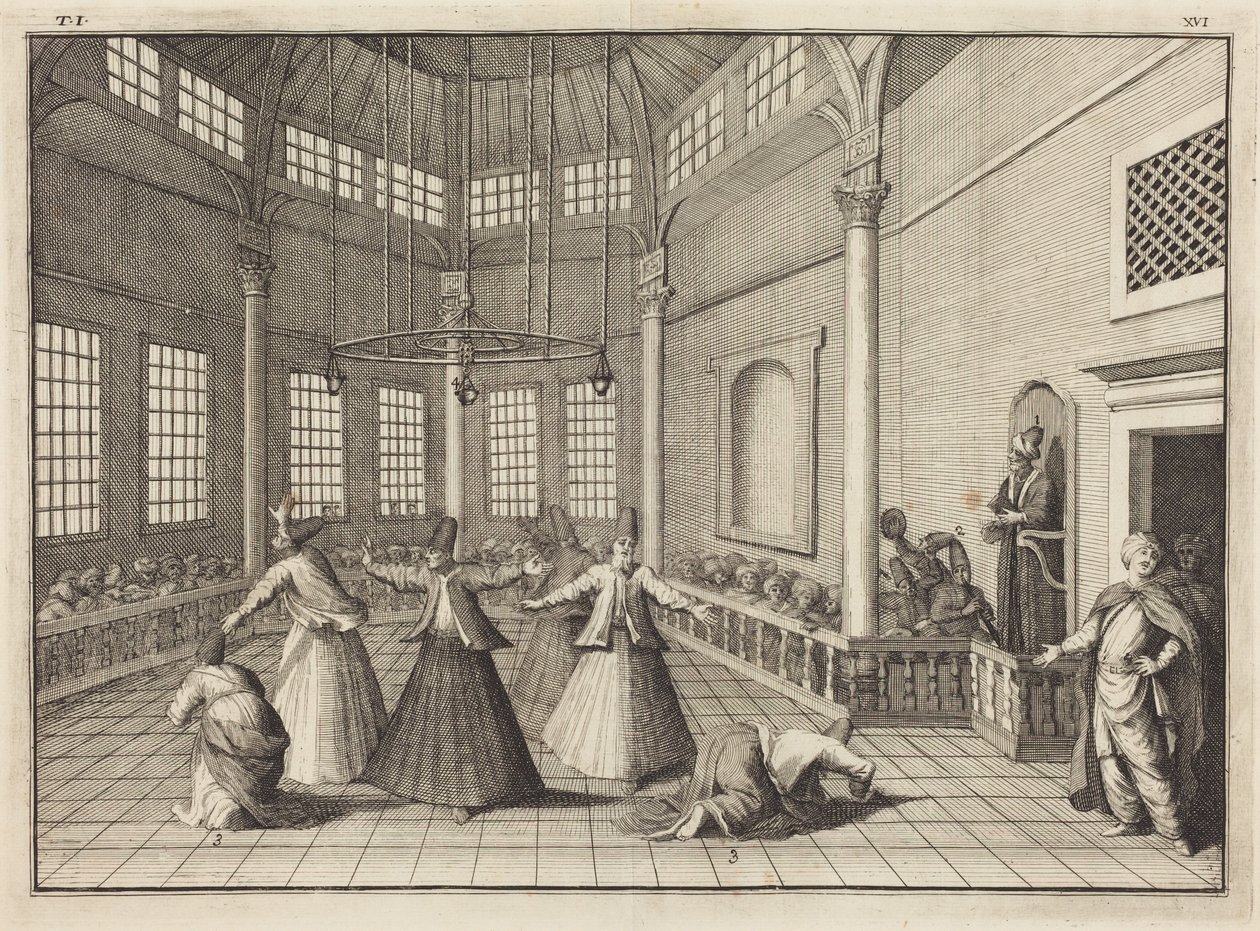 Interiér mešity od William Hogarth