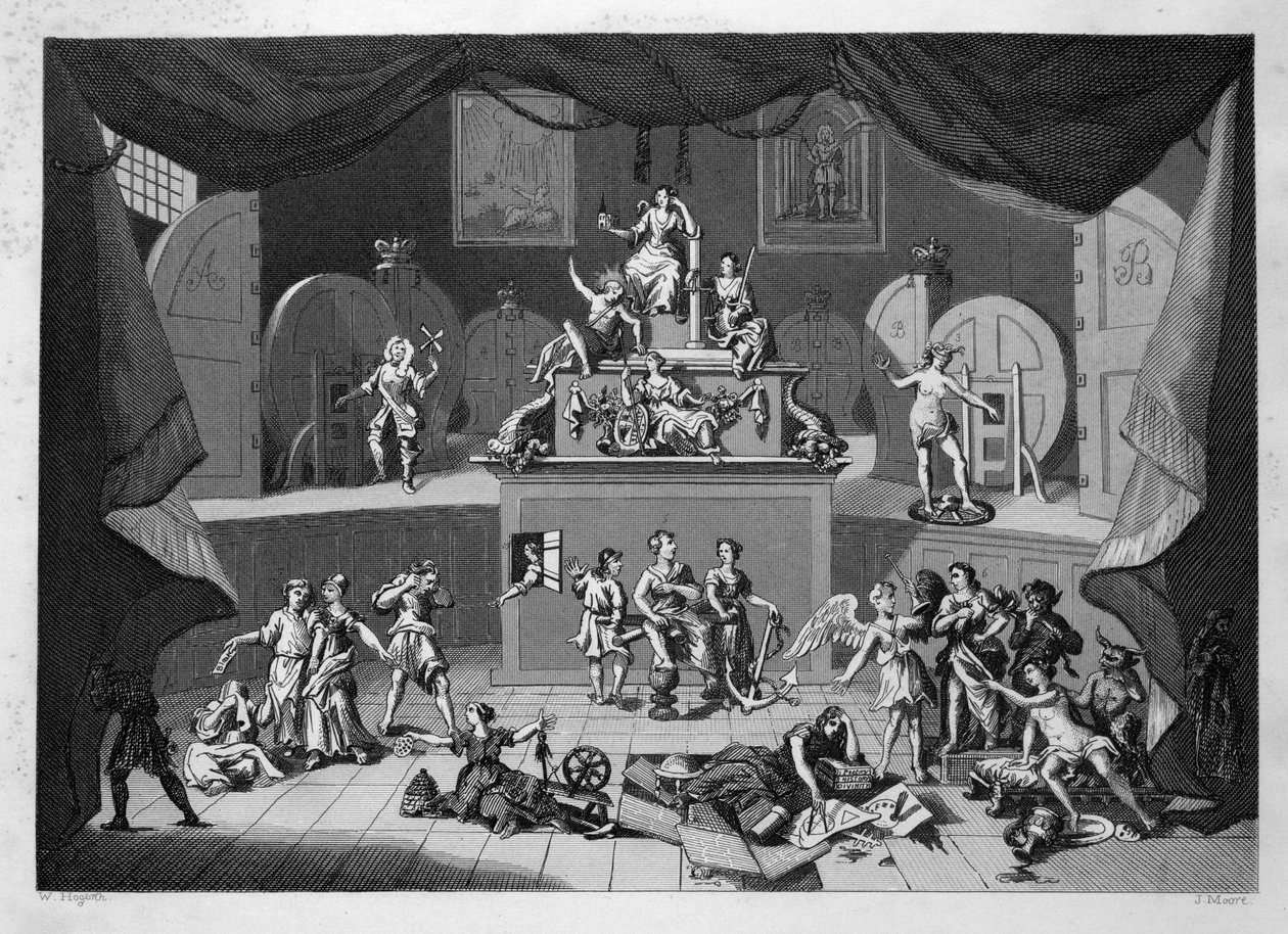 Loterie od William Hogarth