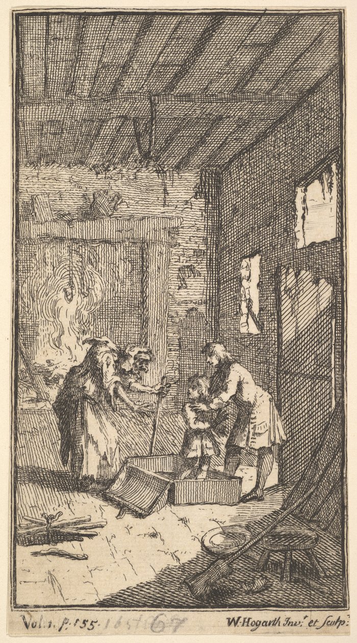 The New Metamorphosis, Plate 4: Invidiosa Releases Fantasio, 1724. od William Hogarth