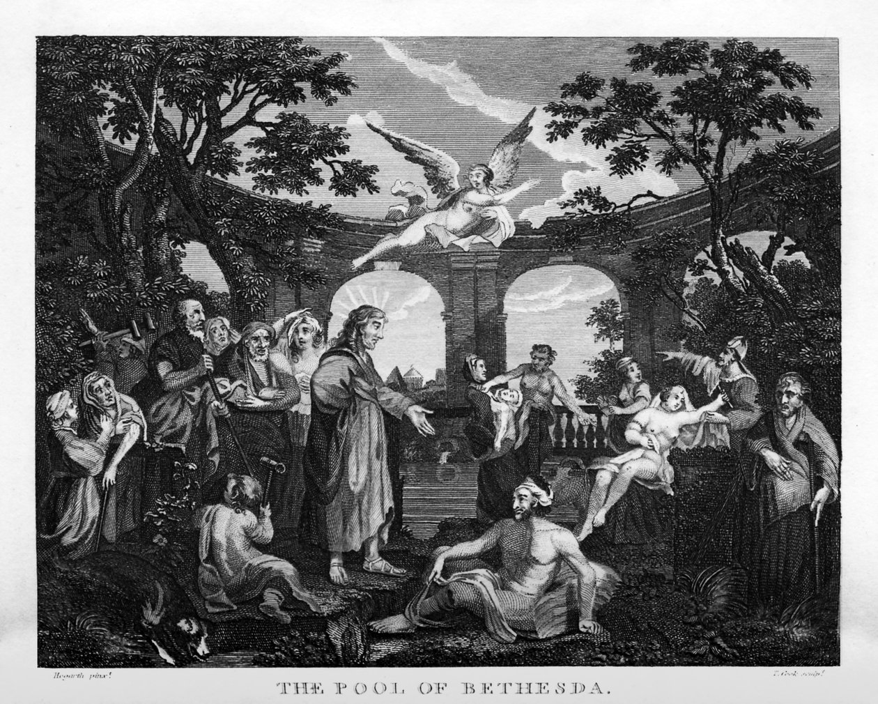 The Pool of Bethesda od Williama Hogartha od William Hogarth