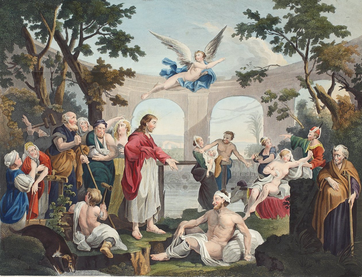The Pool of Bethesda, ilustrace z 