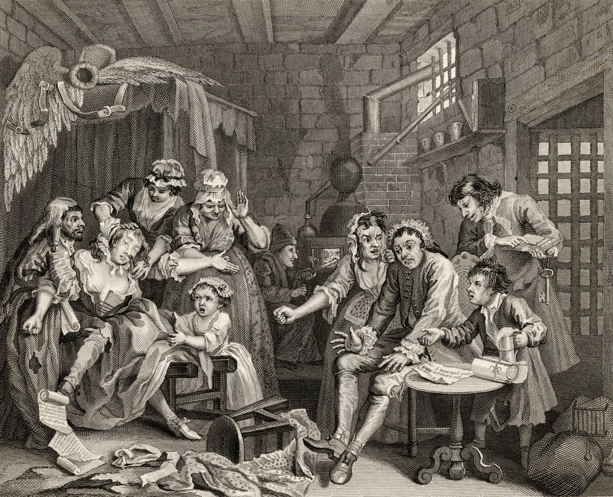 The Prison Scene, deska VII z 