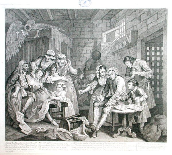The Rake in Prison, deska VII, z 