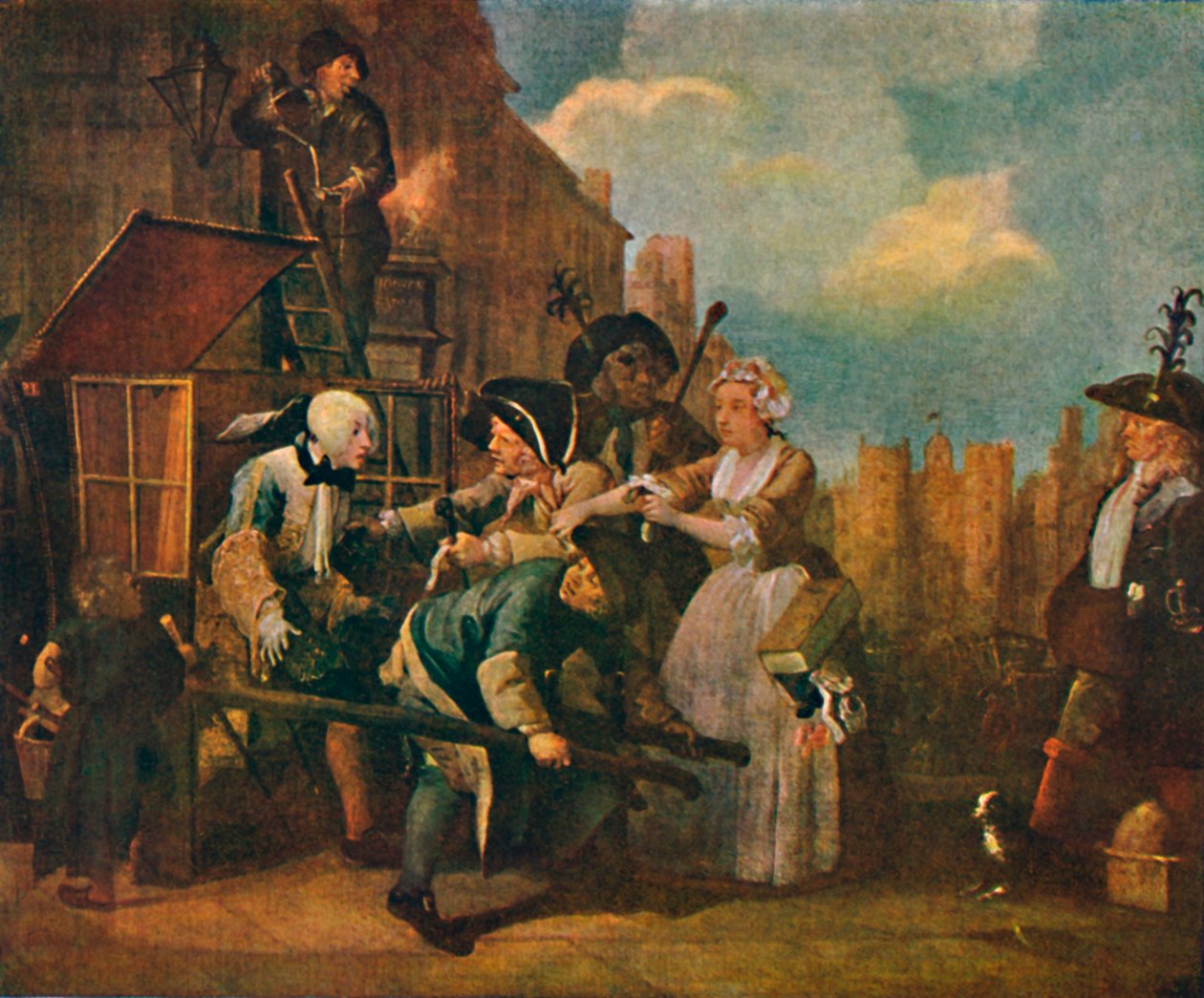 The Rakes Progress - The Arrest, c1735, 1904 od William Hogarth