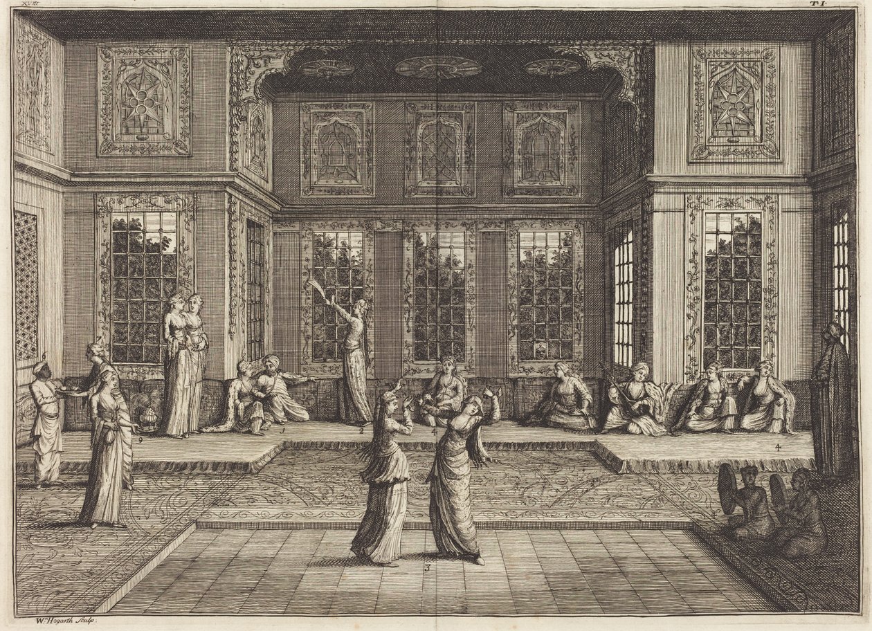 Serail od William Hogarth