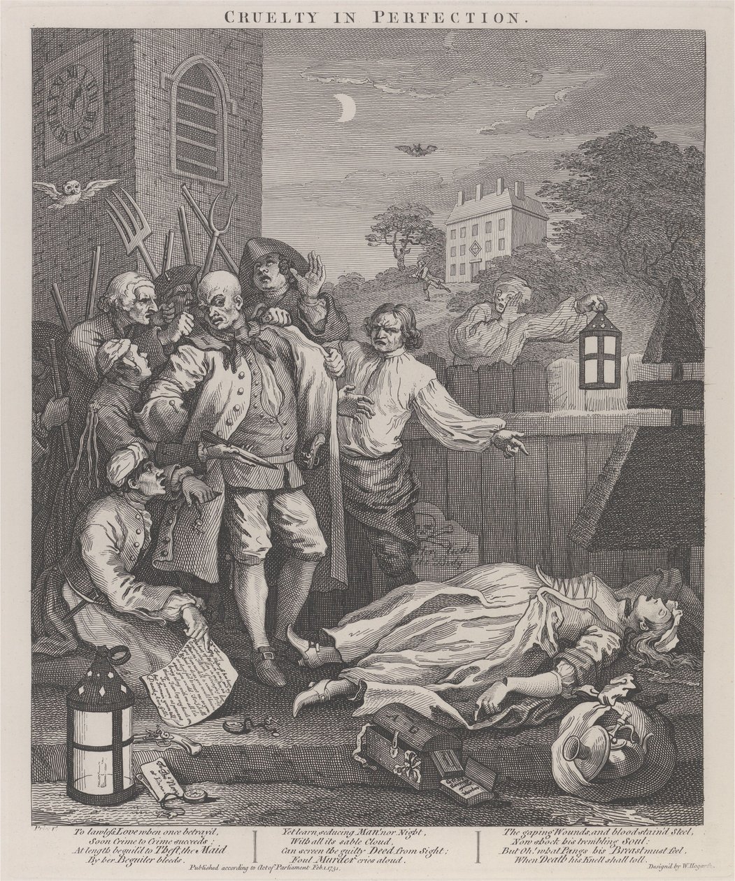 Třetí stupeň krutosti: Krutost v dokonalosti od William Hogarth