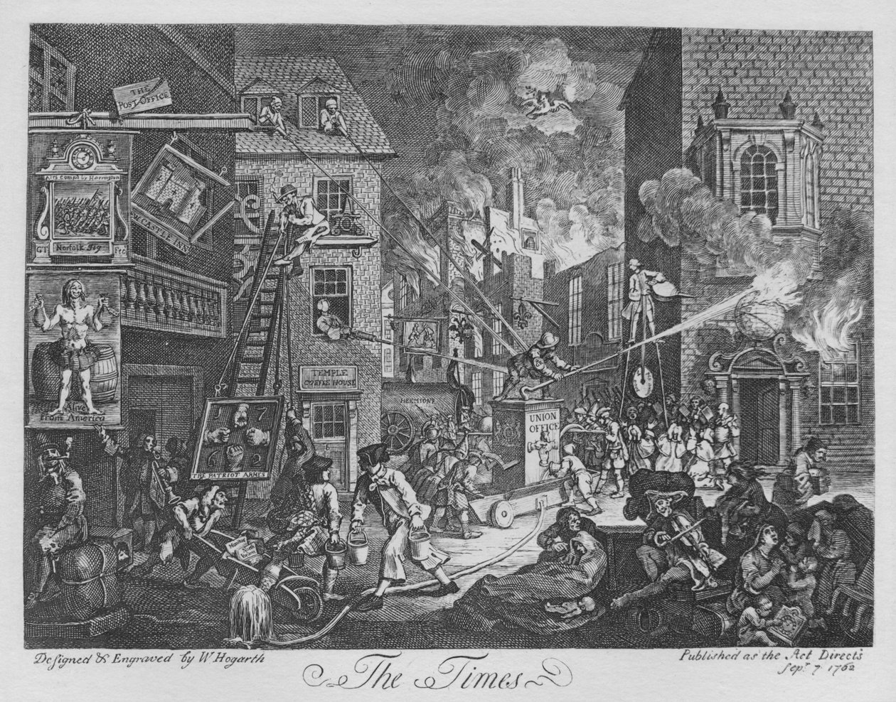 The Times, 1762 od William Hogarth