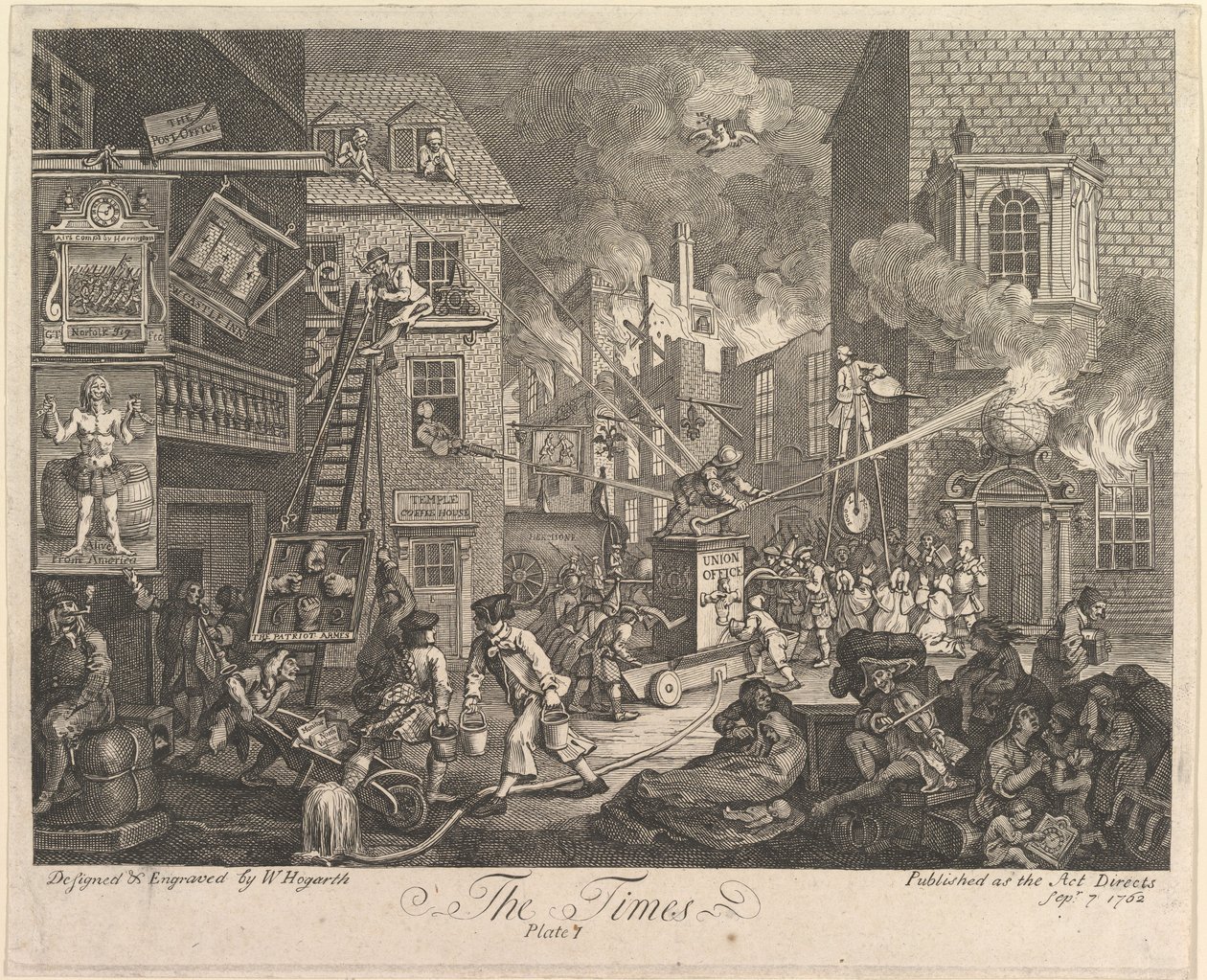 The Times, tabule 1 od William Hogarth