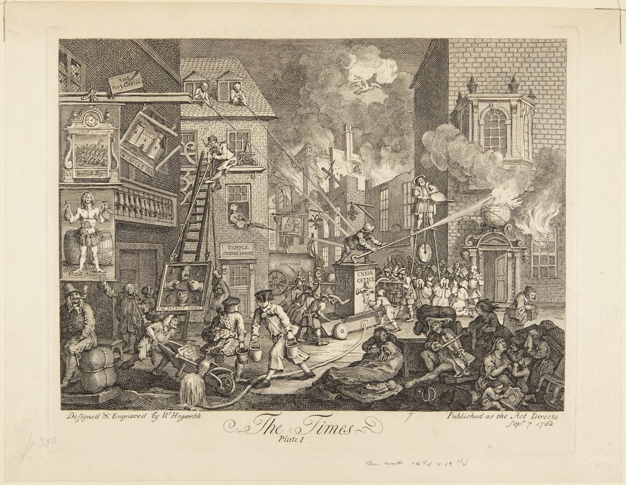 The Times: tabule I od William Hogarth