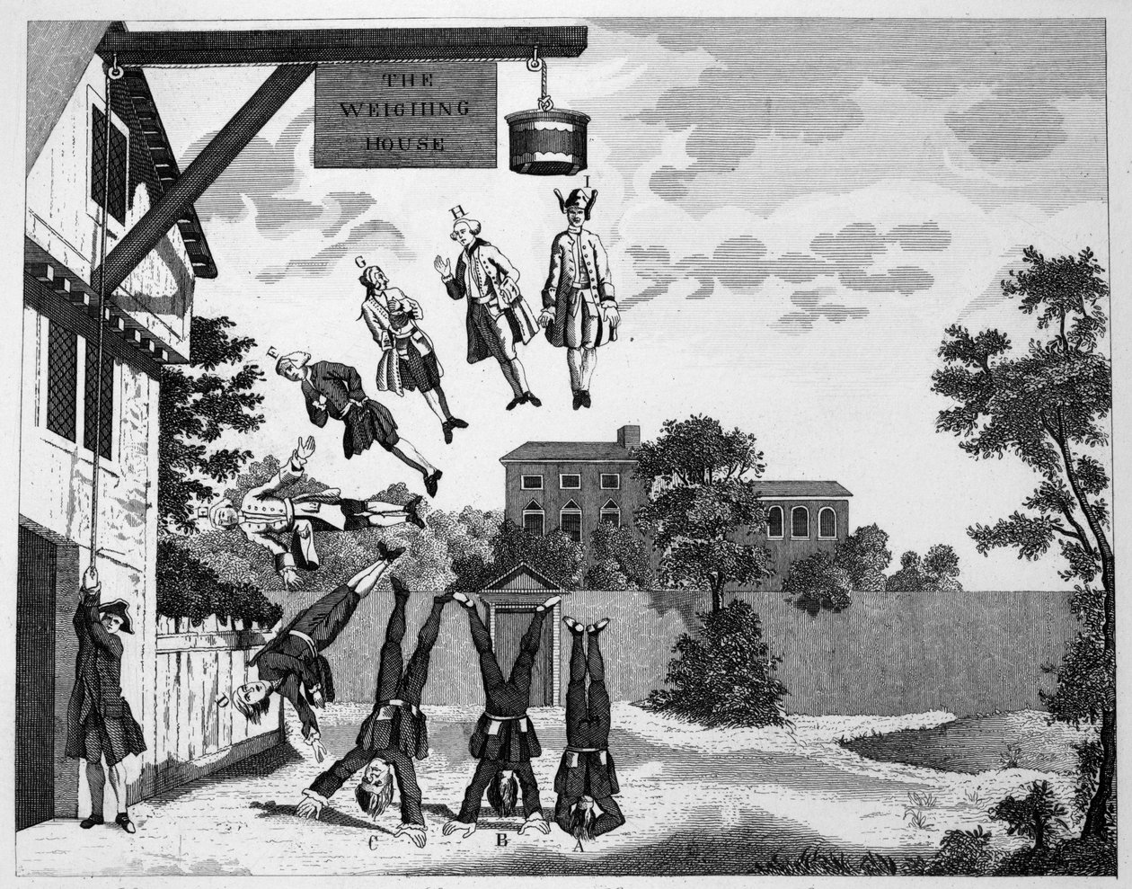 Dům vah od William Hogarth