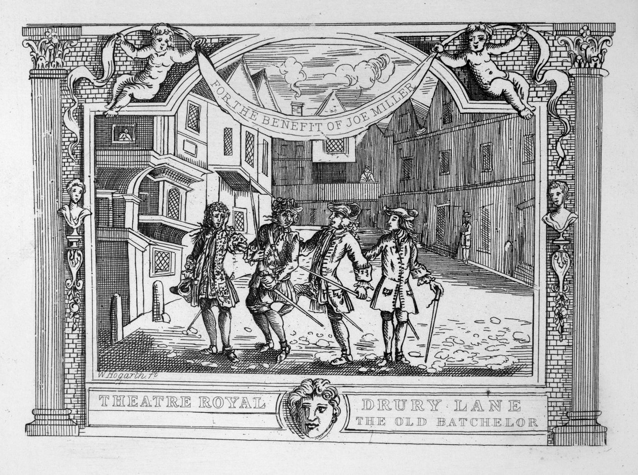 Theatre Royal, Drury Lane Starý mládenec od William Hogarth