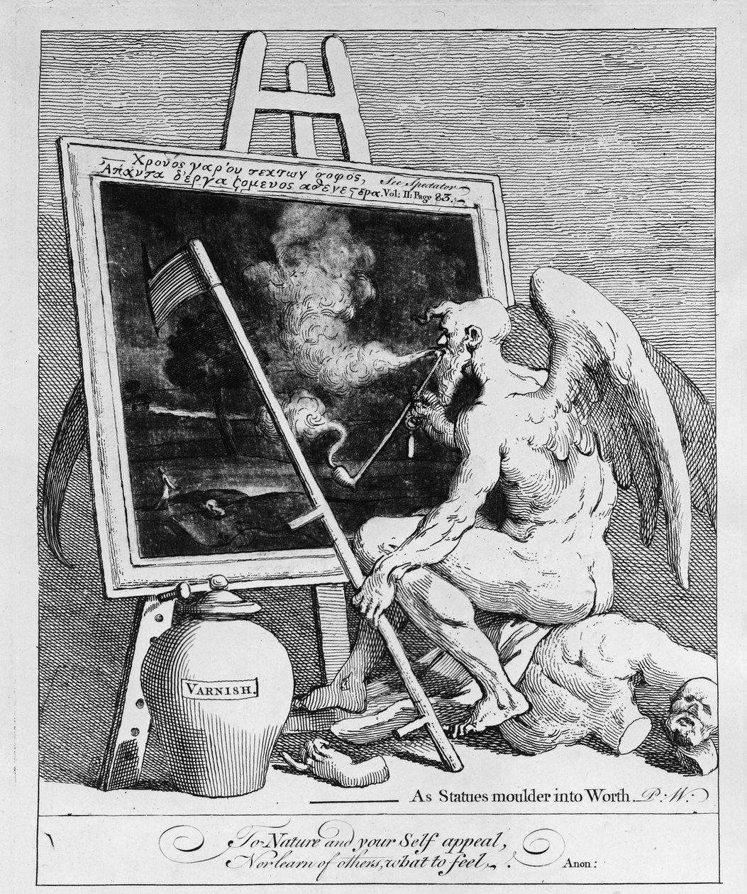 Čas kouření obrázku, 1761 od William Hogarth