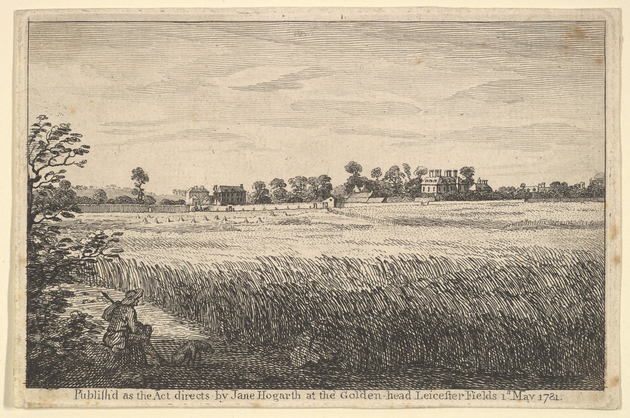 Pohled na Ranbys House, 1. května 1781. od William Hogarth