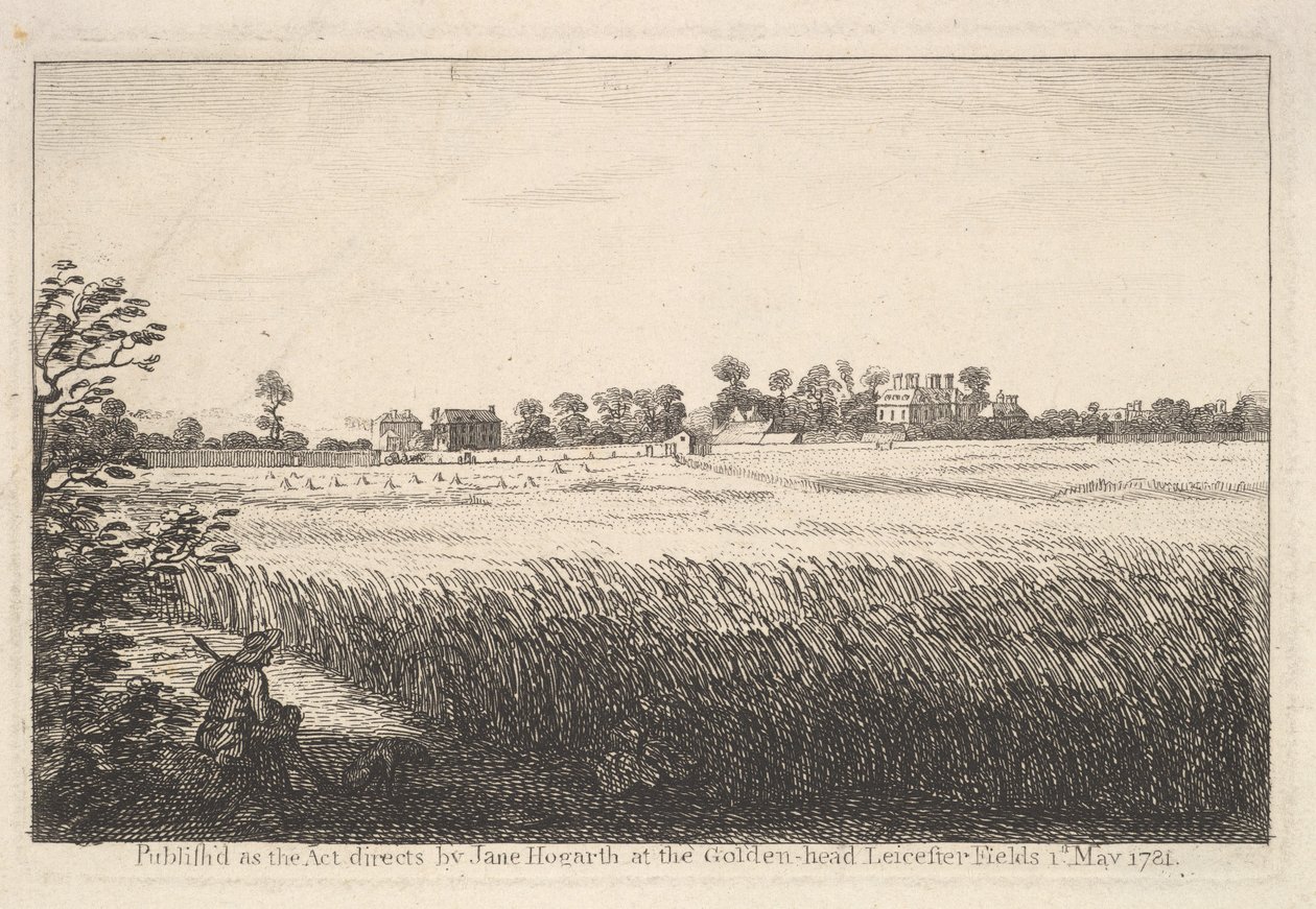 Pohled na Ranbys House, 1. května 1781. od William Hogarth