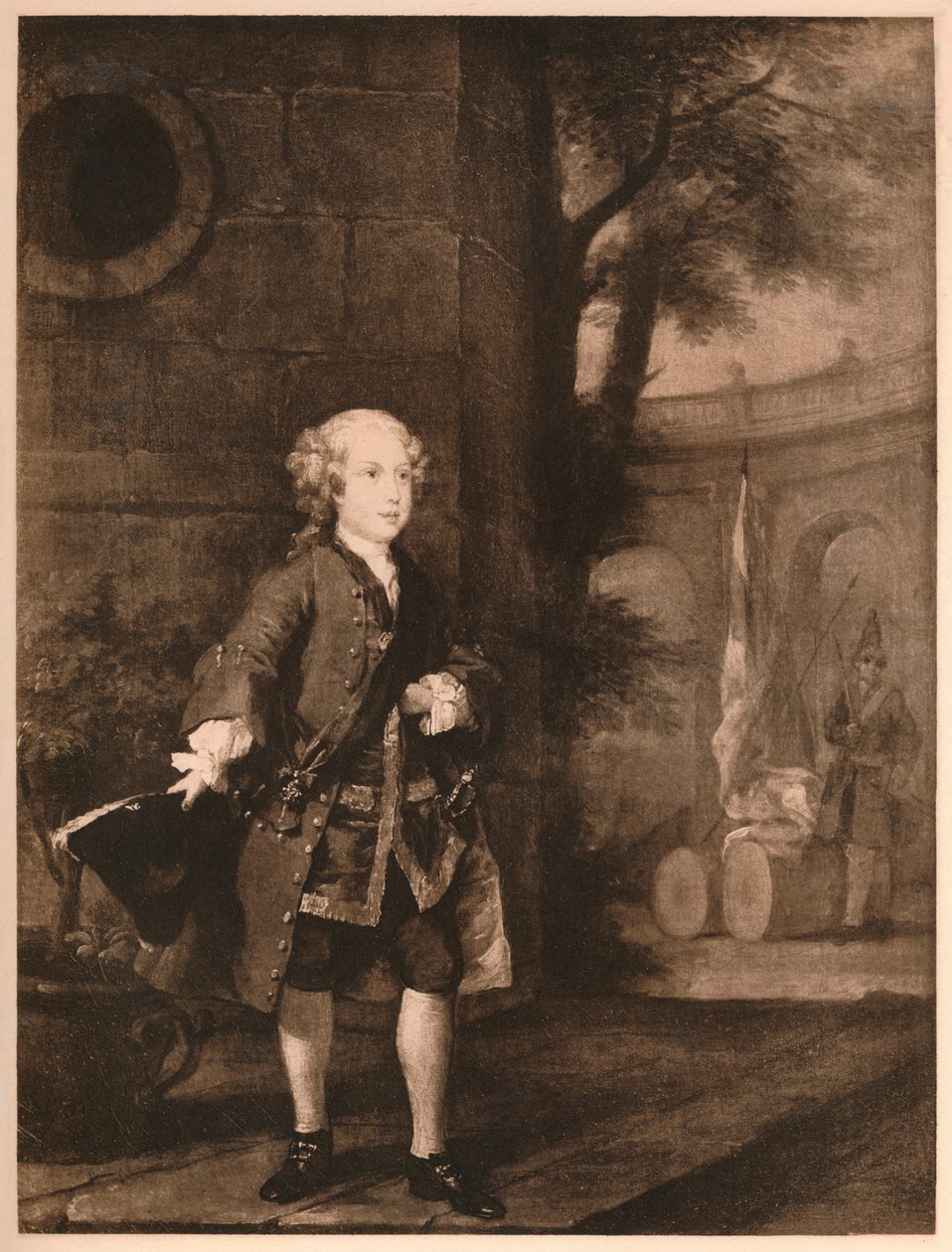 William Augustus, vévoda z Cumberlandu, 1732 od William Hogarth