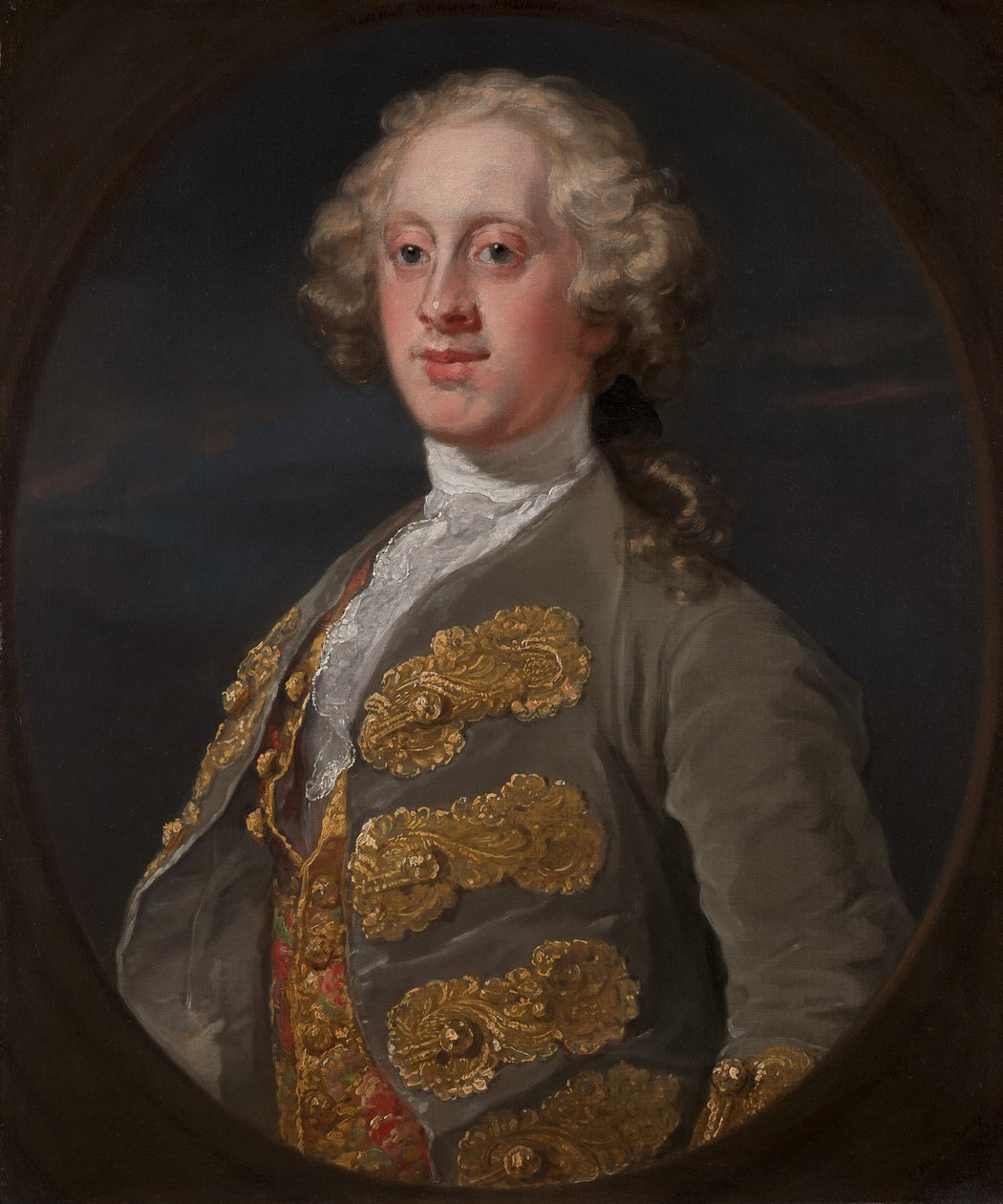 William Cavendish, Marquess z Hartingtonu, později čtvrtý vévoda z Devonshire od William Hogarth