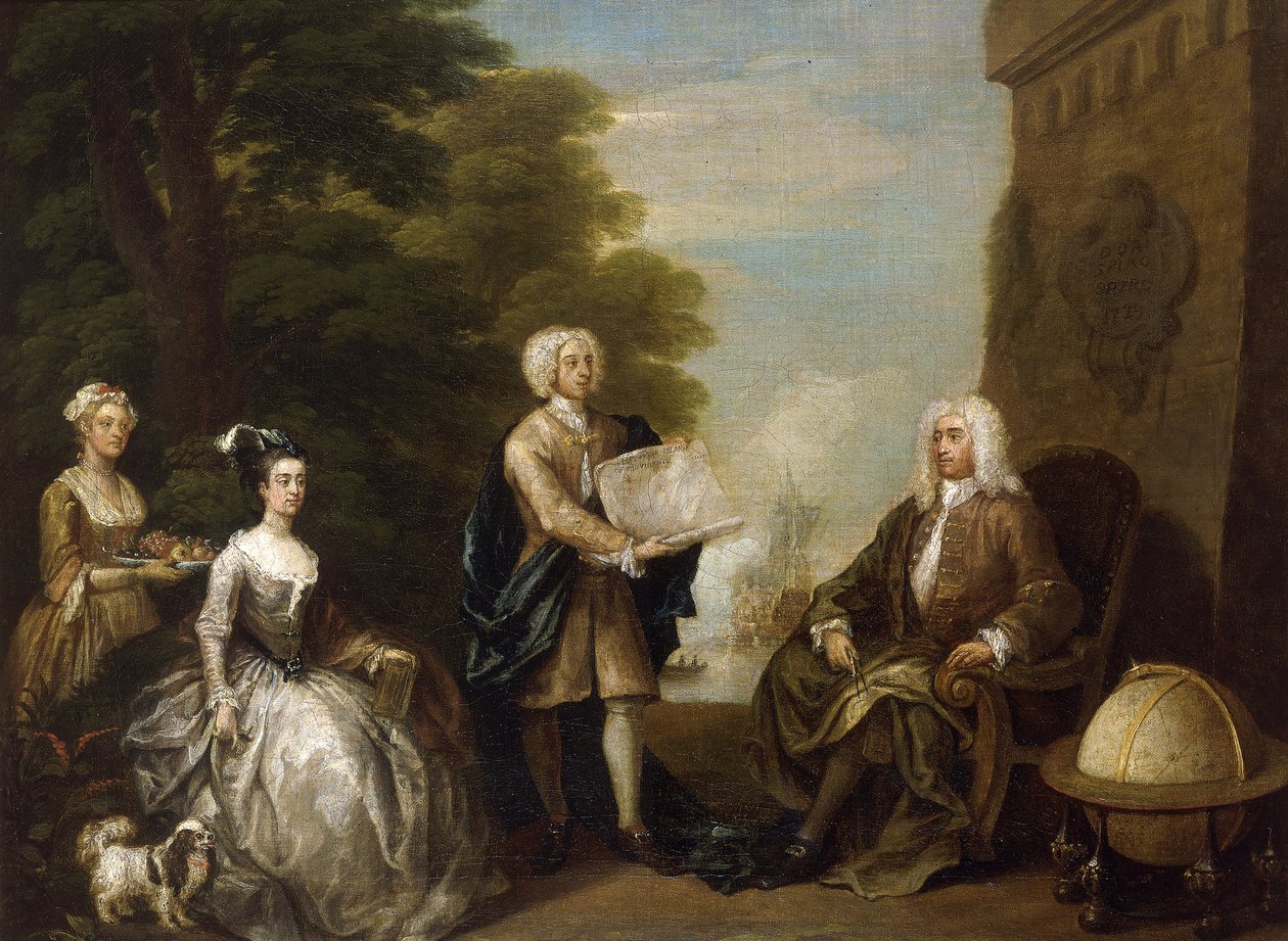 Woodes Rogers (asi 1679-1732) od William Hogarth
