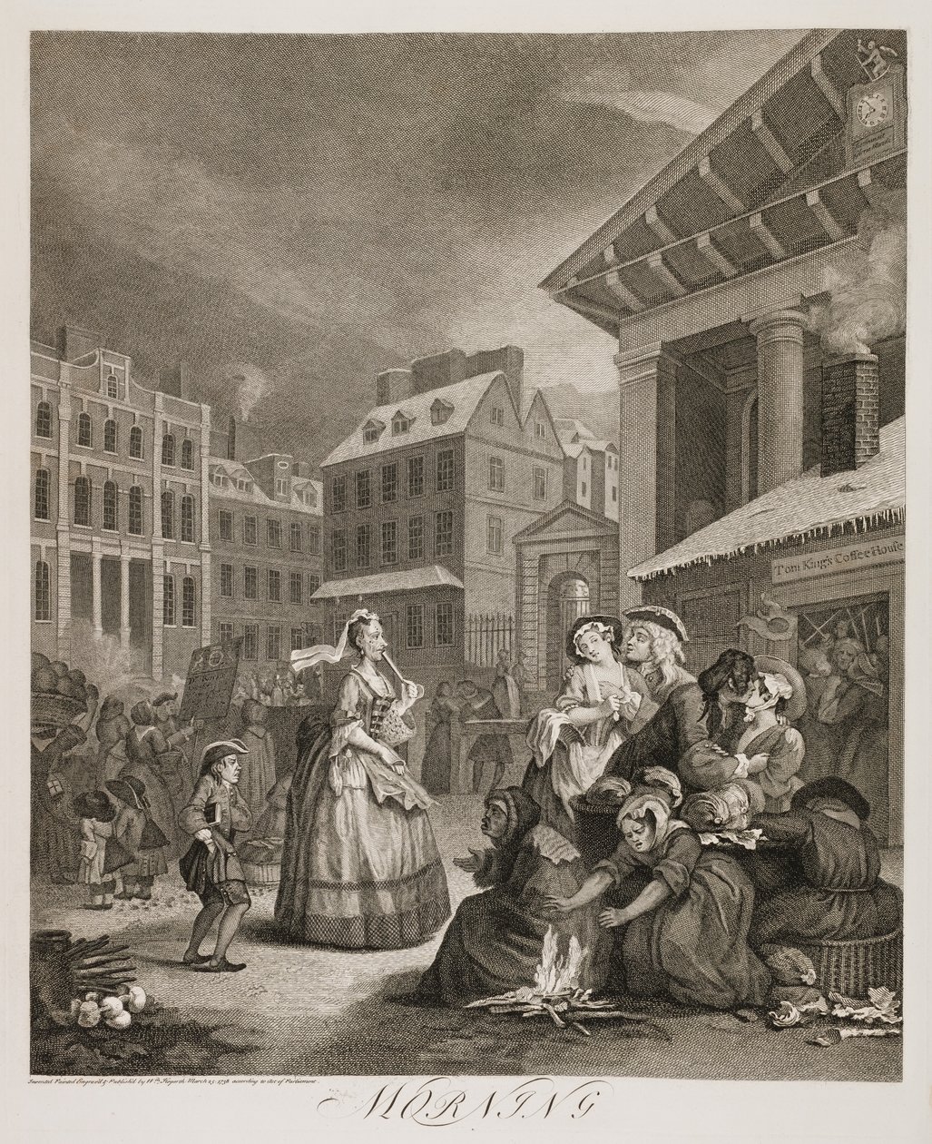 cs: Čtyři denní doby: Ráno od William Hogarth