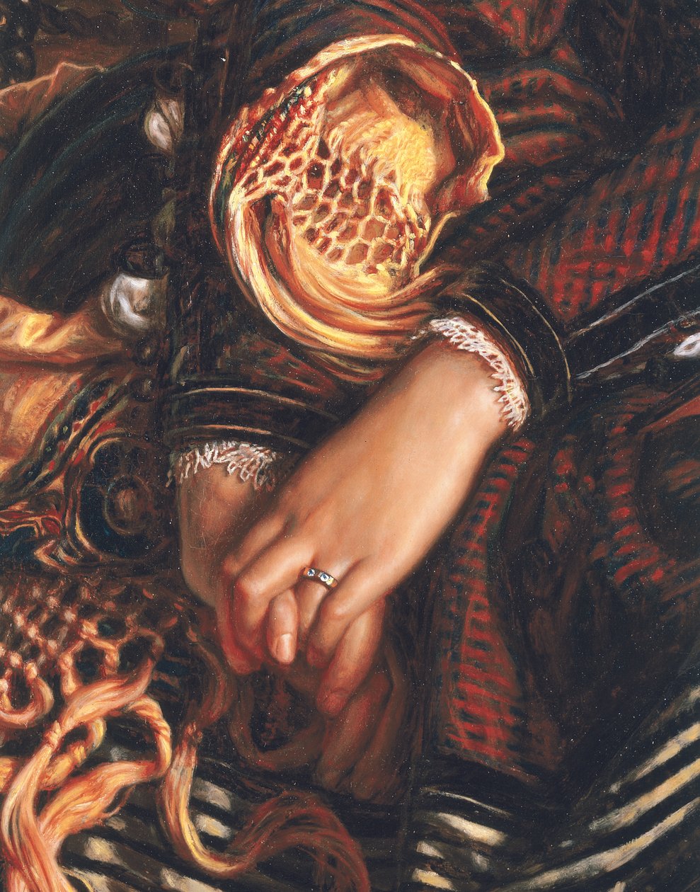 Detail z Il Dolce far Niente, 1866 od William Holman Hunt