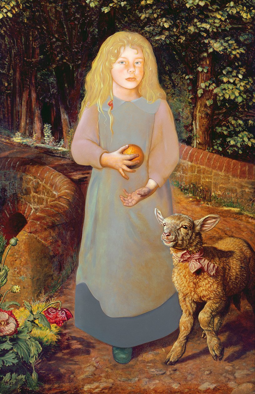 Slečno Flamboroughová od William Holman Hunt