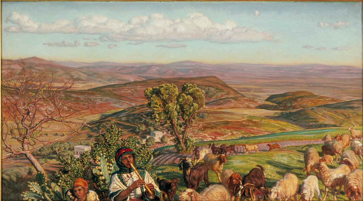 Planina Esdraelon z výšin nad Nazaretem, 1876 od William Holman Hunt