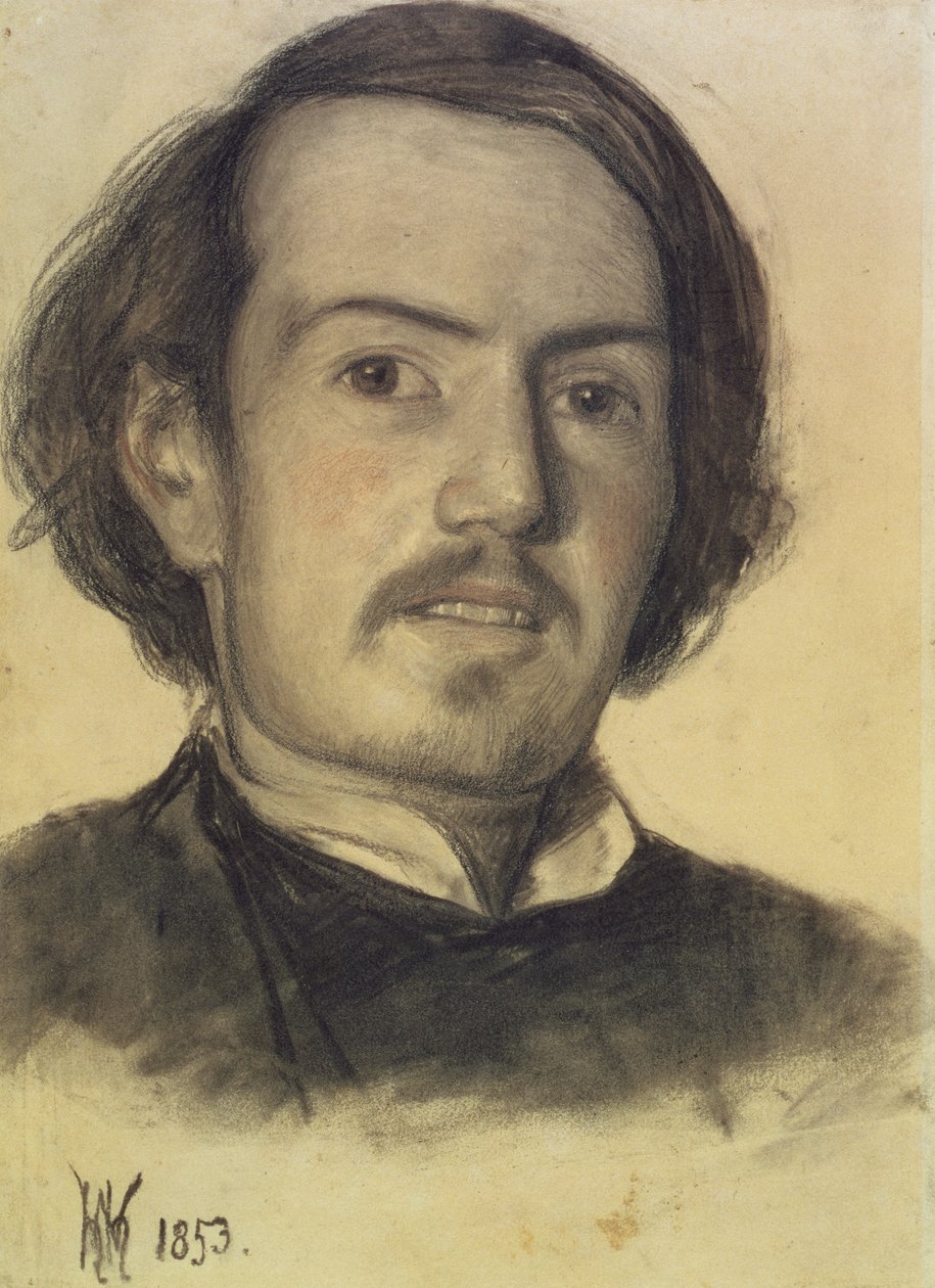 Portrét Waltera Howella Deverella, 1853 od William Holman Hunt