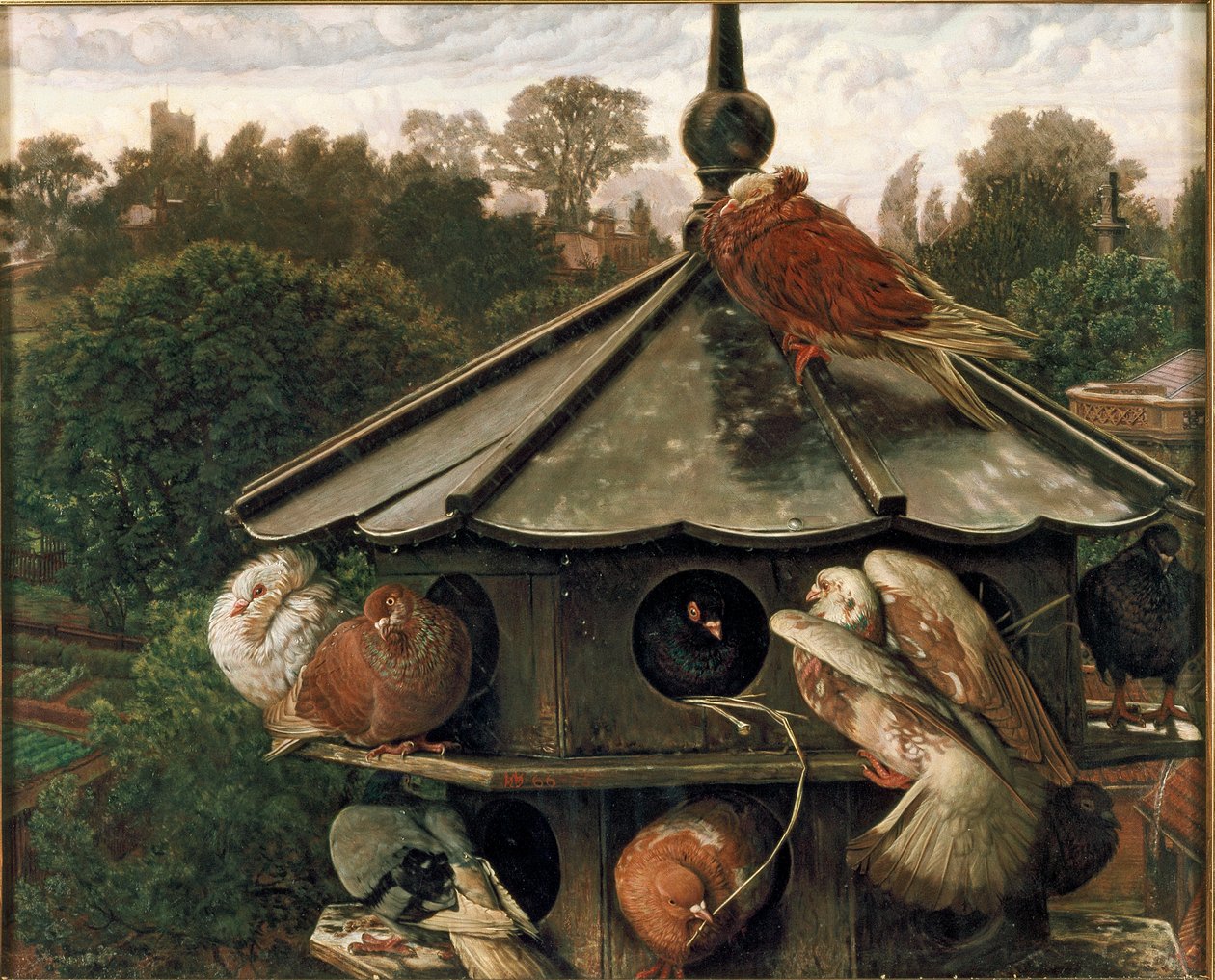 Festival sv Swithin The Dovekot, 1865-1866 od William Holman Hunt