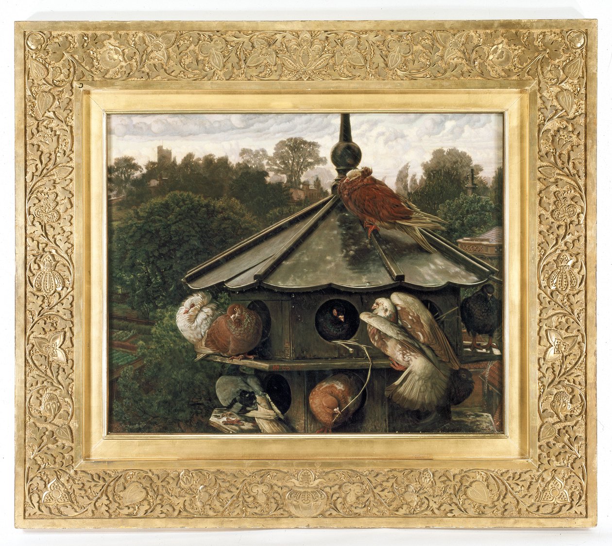 Festival sv. Swithina neboli Holubník, 1866-75 od William Holman Hunt
