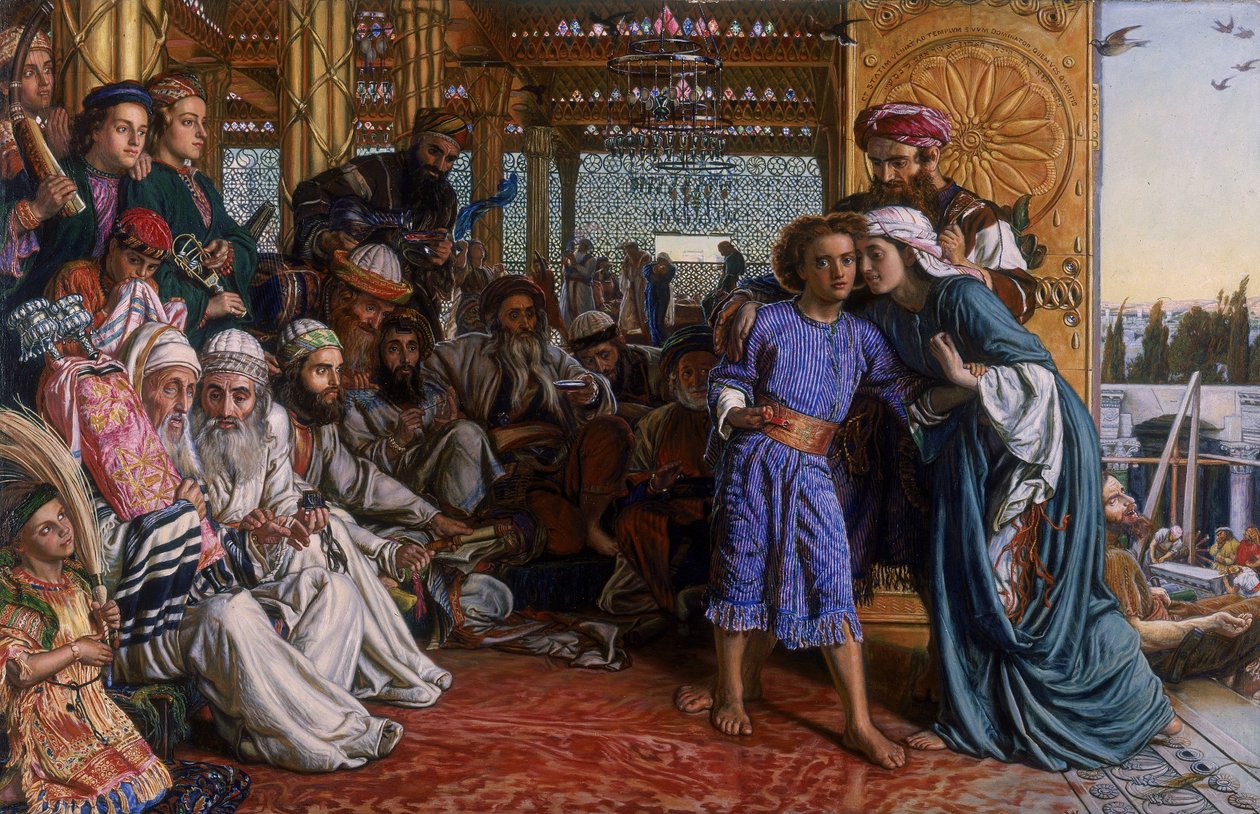 Nalezení Spasitele v chrámu od William Holman Hunt