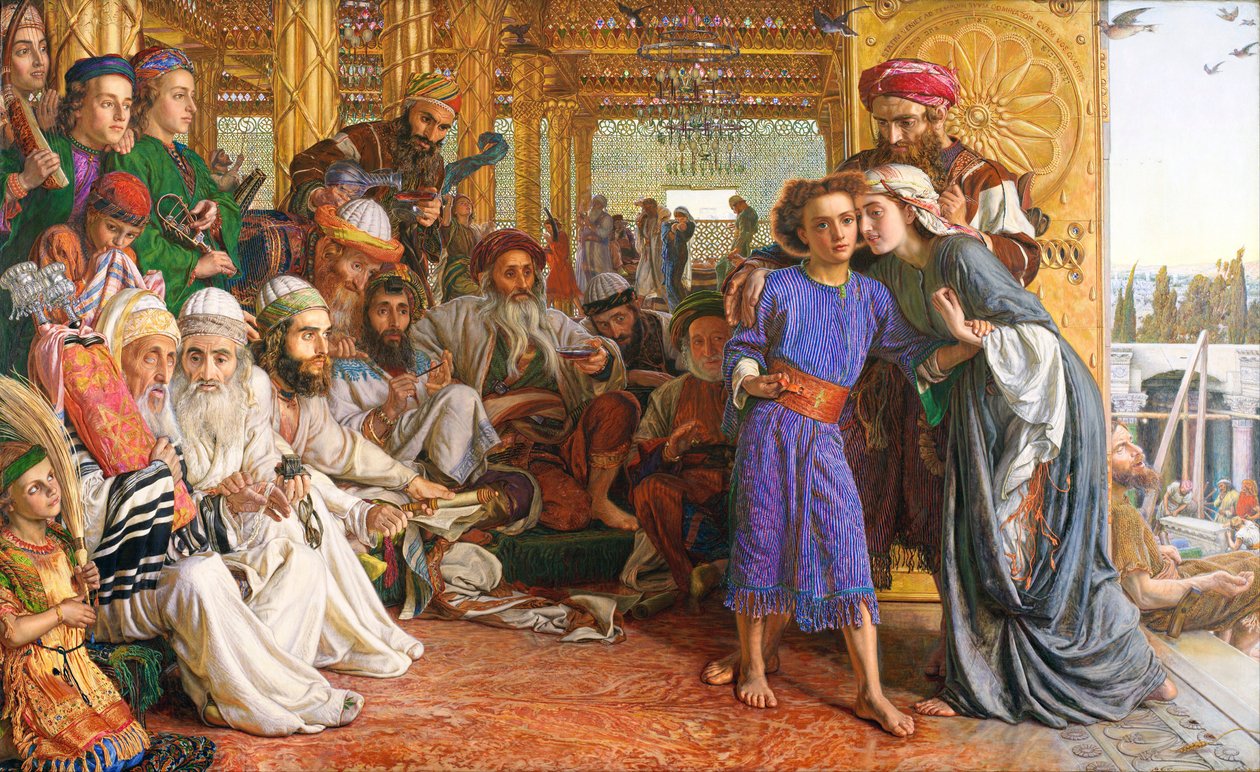 objevení Spasitele v chrámu od William Holman Hunt