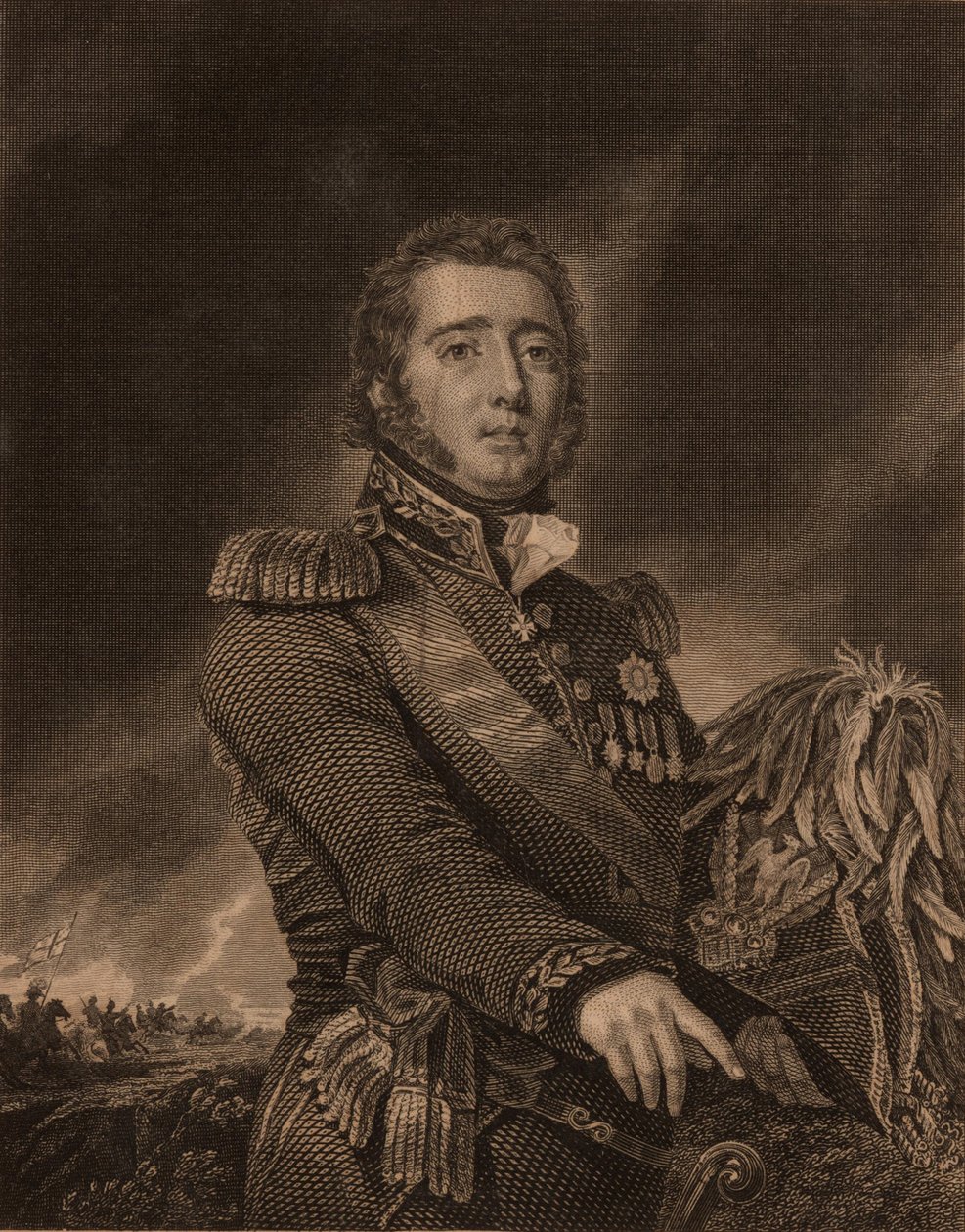 Portrét Gregora MacGregora 1786-1845, 1822. od William Home Lizars