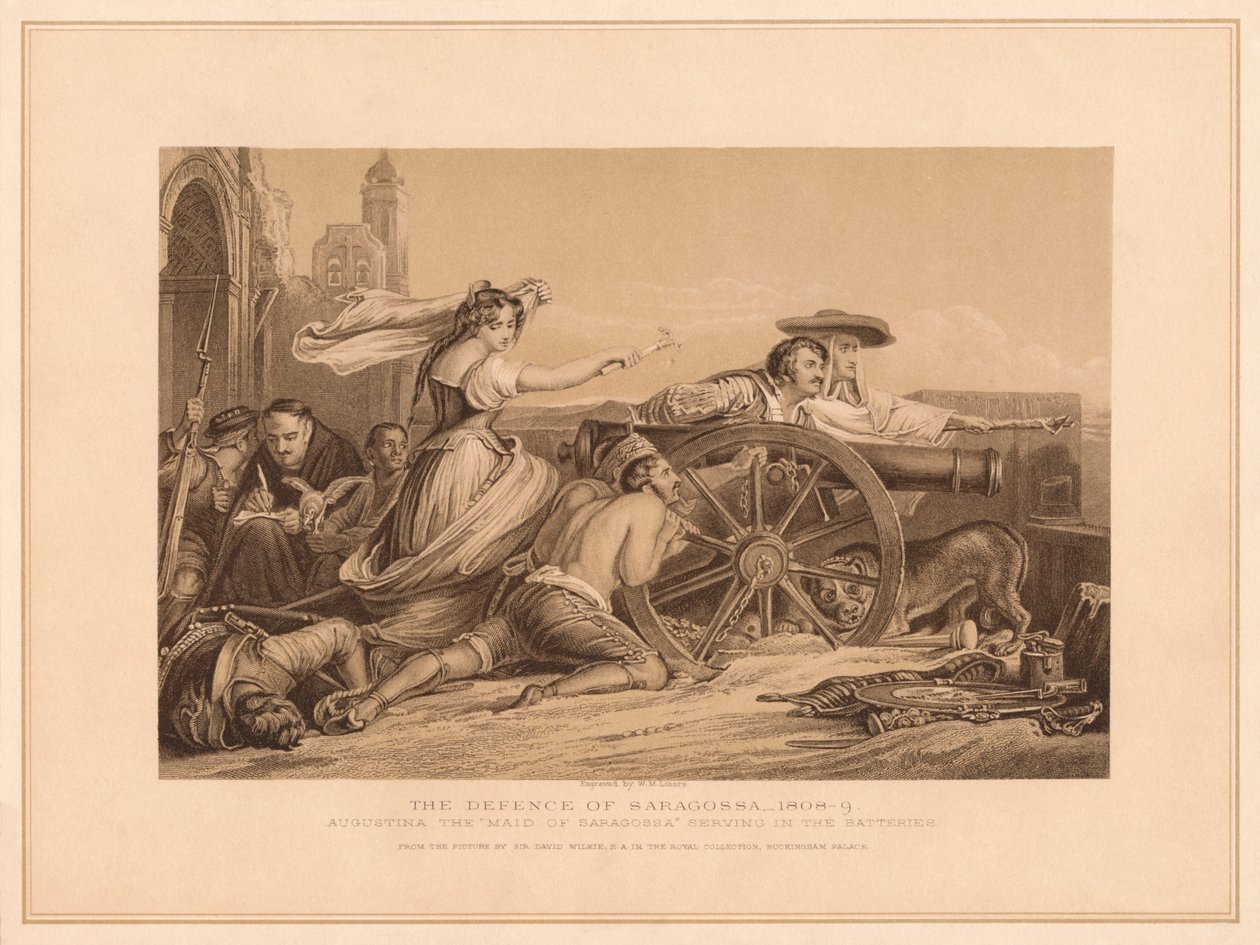 Obrana Saragoosy, 1808-9, 1878 od William Home Lizars
