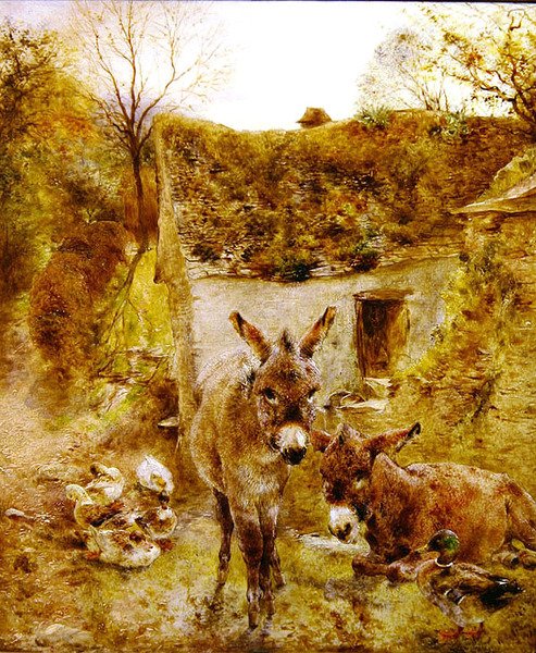 Osli a kachny na statku od William Huggins