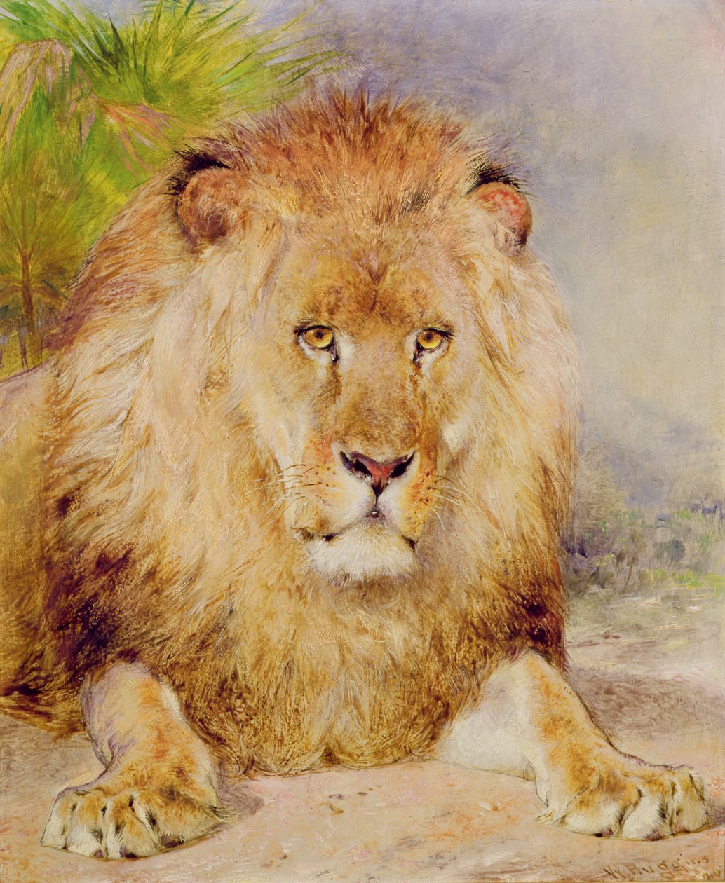 Lion od William Huggins