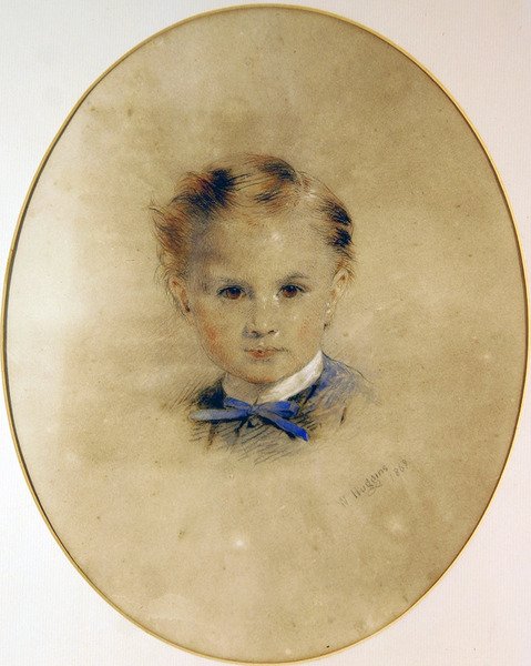 Portrét chlapce od William Huggins