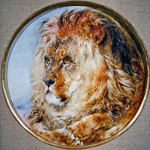 Portrét lva od William Huggins