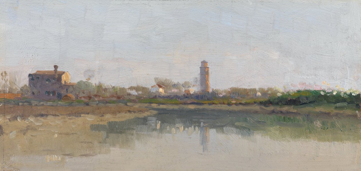 Benátský ostrov z laguny od William Hulton