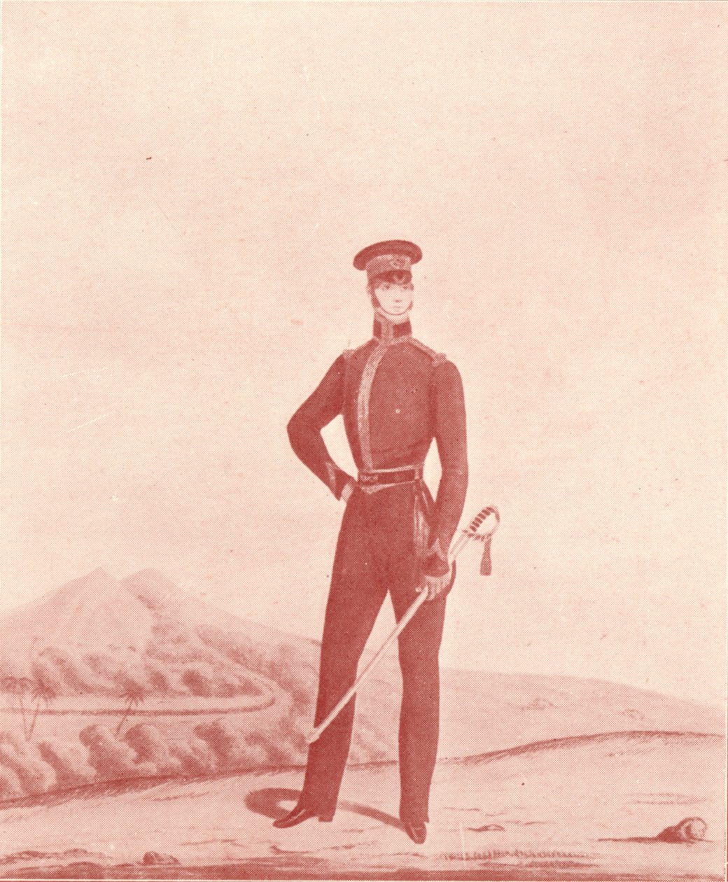 Důstojník armádních pušek Madras, svléknout se, c1837-1843, 1909 od William Hunsley