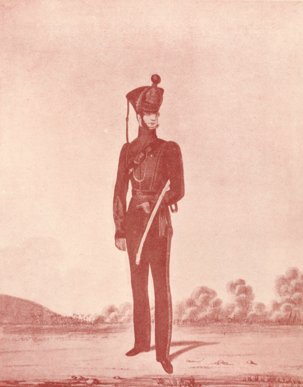 Důstojníci armádních pušek Madras, c1837-1843, 1909 od William Hunsley